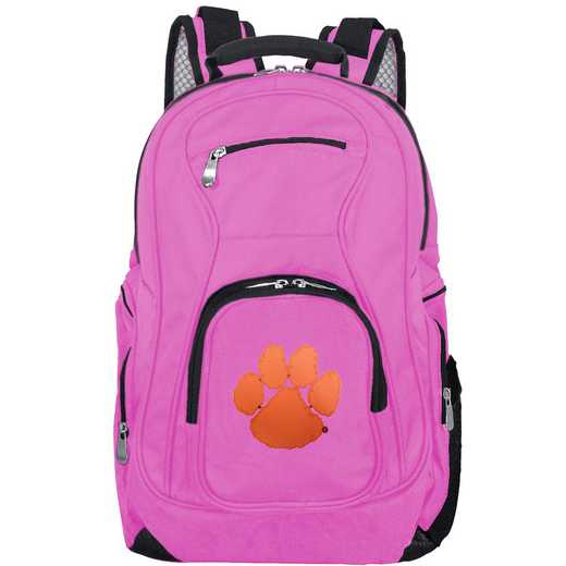 CLCLL704-PINK: NCAA Clemson Tigers Backpack Laptop